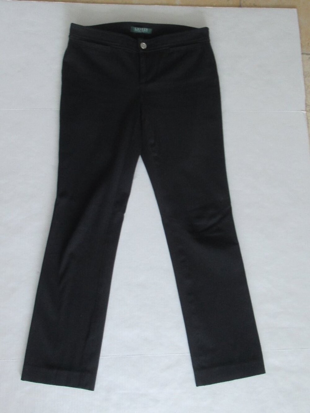 Lauren Ralph Lauren Petites Women's Pants Black Size 4 or S Stretch Cotton Blend